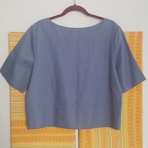 Cropped Chambray KATE SPADE Blouse - Picture 3 of 3